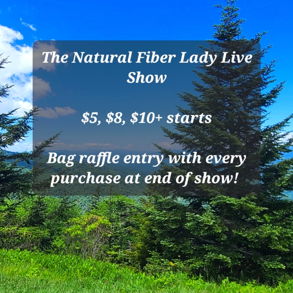 Natural Fiber Lady Is Live!
